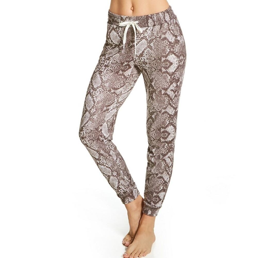 PJ Salvage Snake Bite Feather Knit Jogger Lounge Pajama Pants Size‎ XS